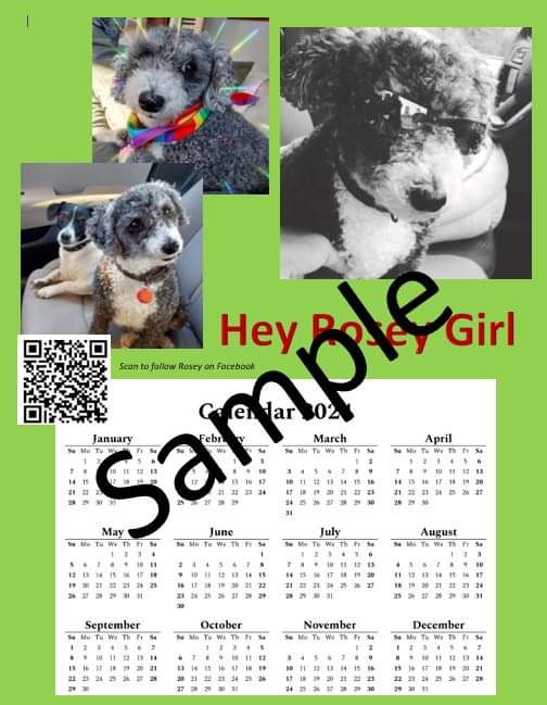 Hey Rosey Girl Calendar 2024