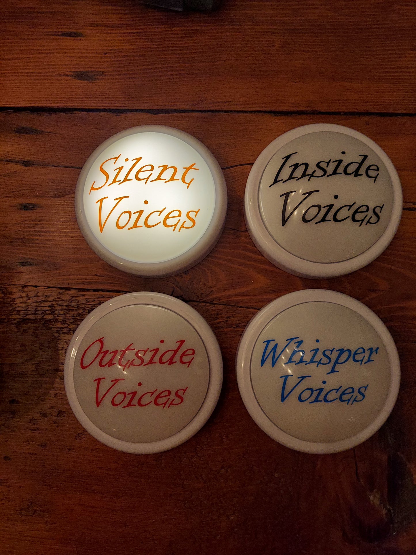 Voice Level Tap Lights
