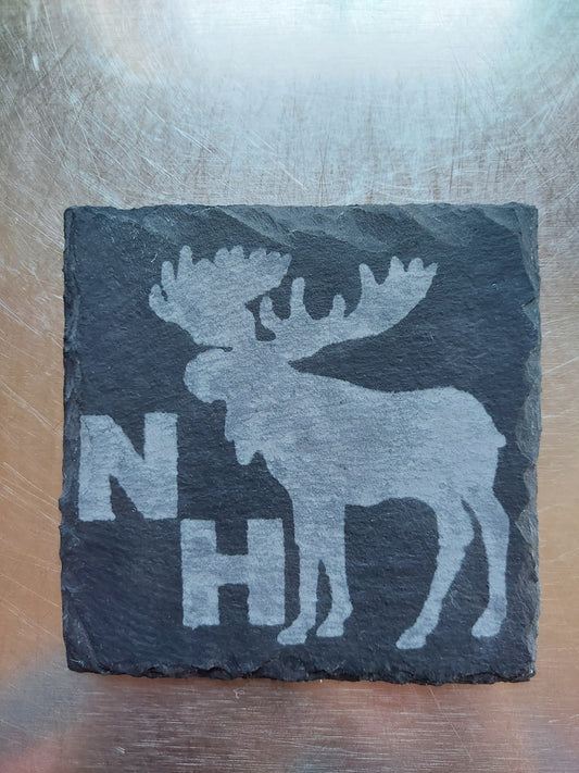 New Hampshire Slate Coasters