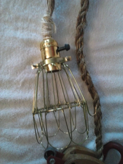 Vintage Pulley Light