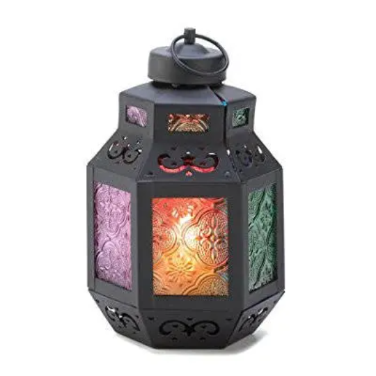 Multi Color Moroccan Lantern Lamp