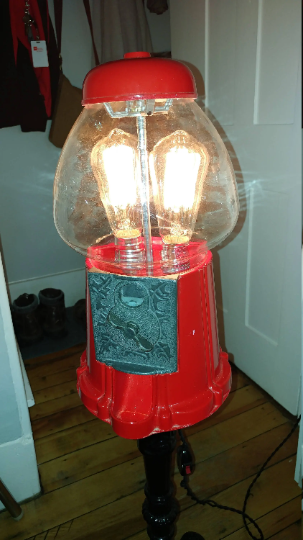 Bubble Gum Machine Lamp