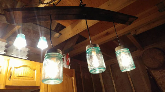 Barrel Stave Swag light