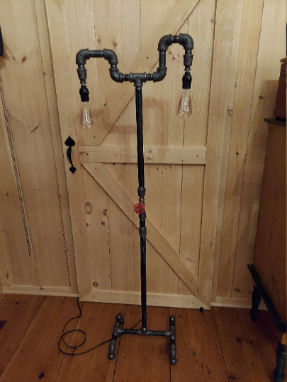 Industrial Steampunk floor light