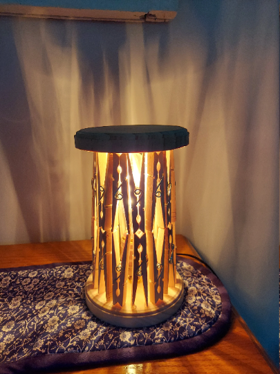 Clothespin Lamp