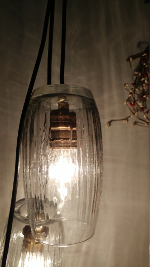 Candle holder pendant light