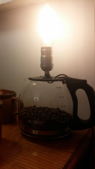 Coffee Carafe Lamp