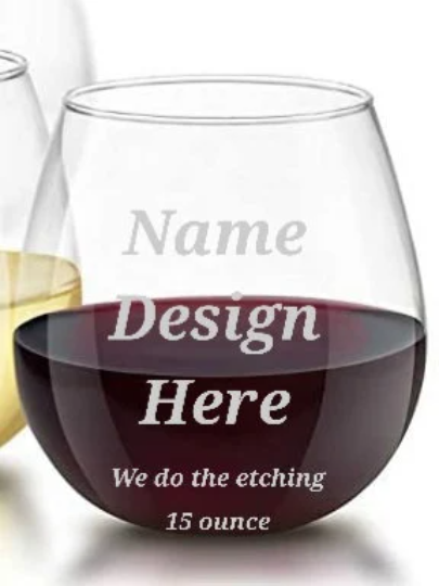Personalized etching glasses