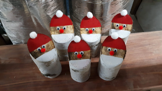 Birch Santa Claus