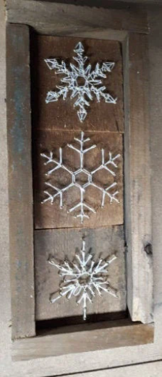 Snowflake String Art