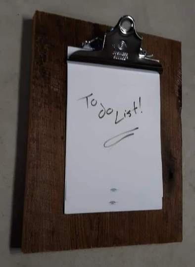 Barn Board Clipboard