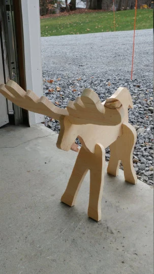 Wood Pine Moose