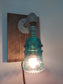 Glass Insulator Wall Light Sconce