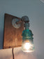 Glass Insulator Wall Light Sconce