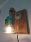 Glass Insulator Wall Light Sconce