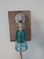 Glass Insulator Wall Light Sconce