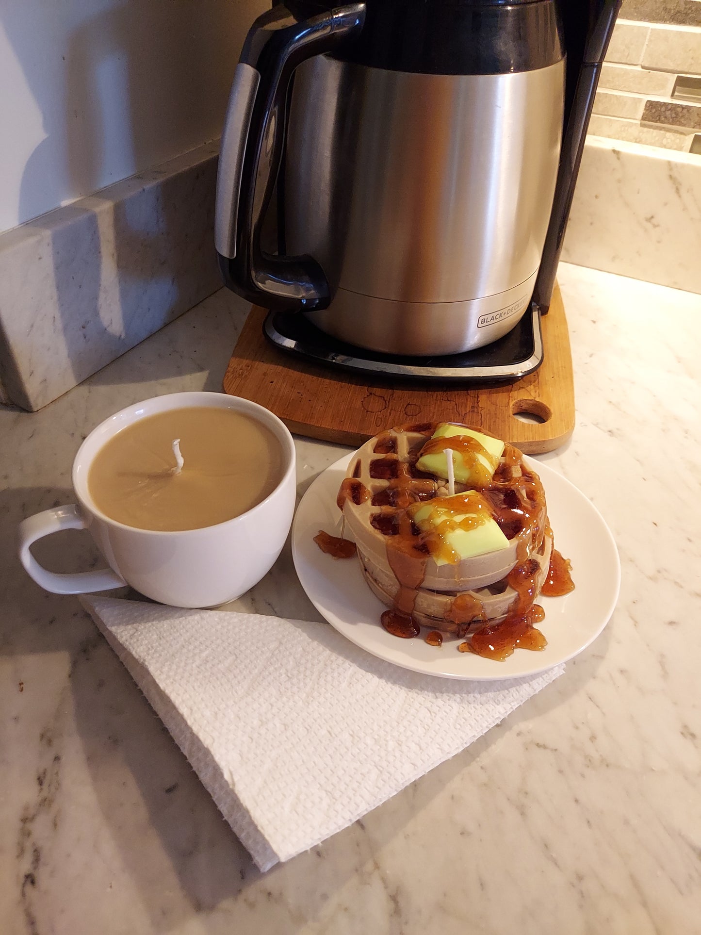 Waffles and Coffee Soy candle