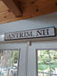 Pine rustic sign