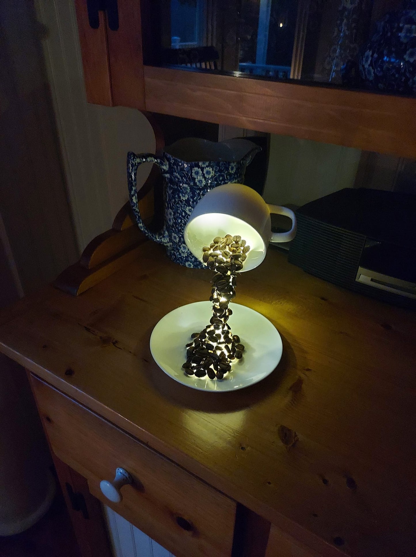 Floating Coffee Mug Light