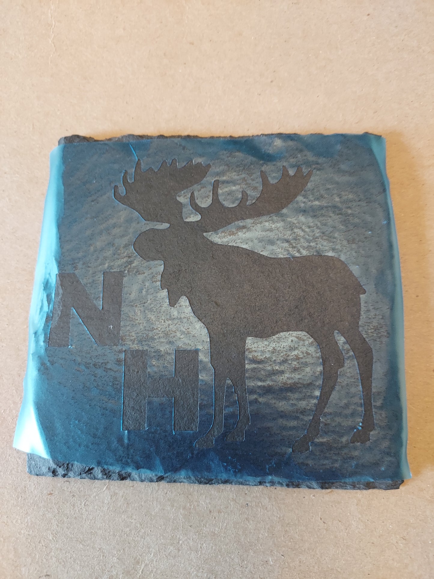 New Hampshire Slate Coasters