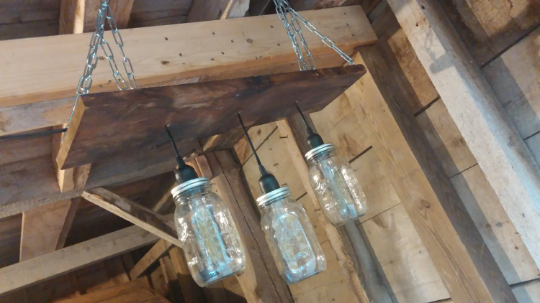 Mason Jar Hanging Light