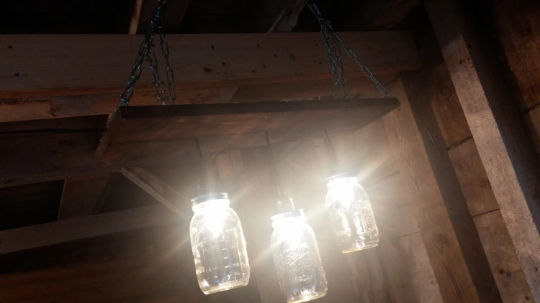 Mason Jar Hanging Light