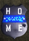 Police Blue Line Home light
