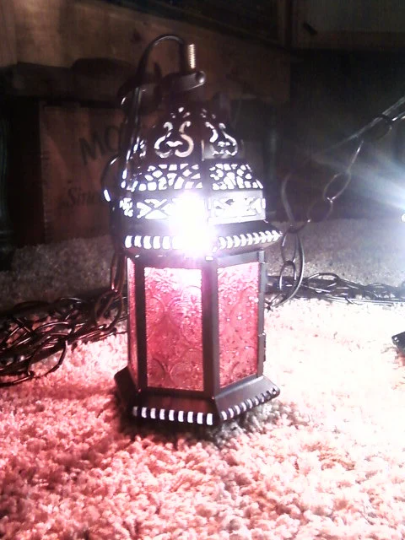 Red Moroccan Lantern