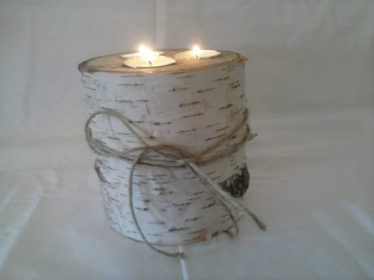 Birch Wood Candles