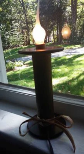 Vintage Bobbin Spool Light