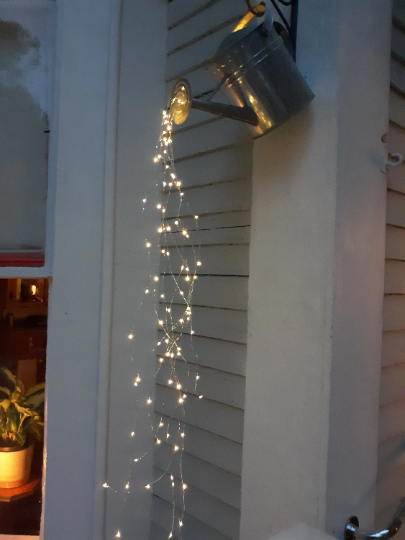 Watering can hanging light