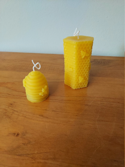 Natural Beeswax Candles