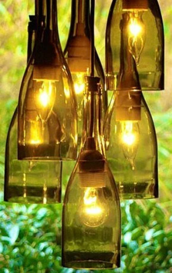 Wine bottle light