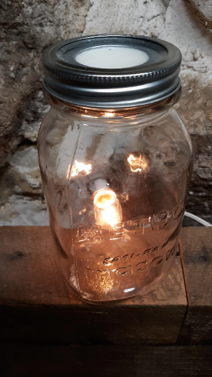 Mason Jar wax melt warmer