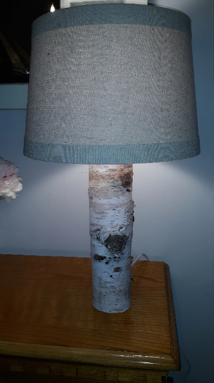 Birch Wood Lamp