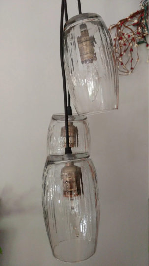 Candle holder pendant light