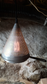 Cone canning strainer light
