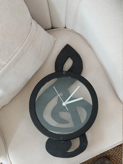 Music wall clock