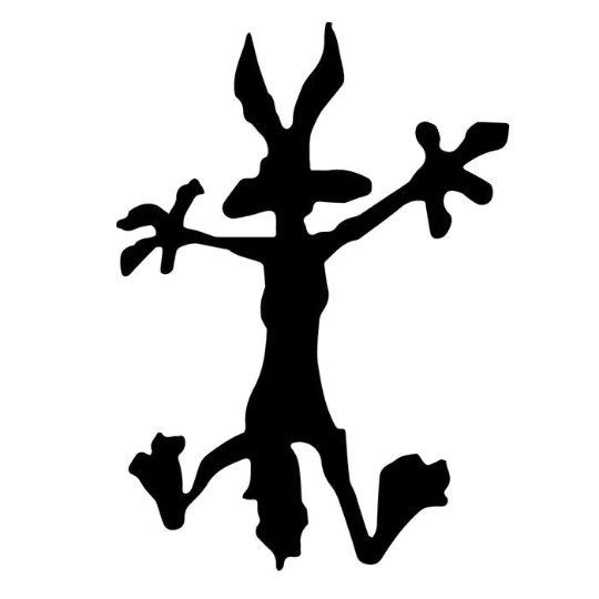 Wile E. Coyote Decal Large