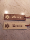 Personalized wood bookmark