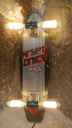 Skateboard light