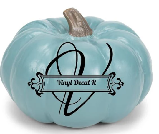 Personalized Pumpkin Decoration