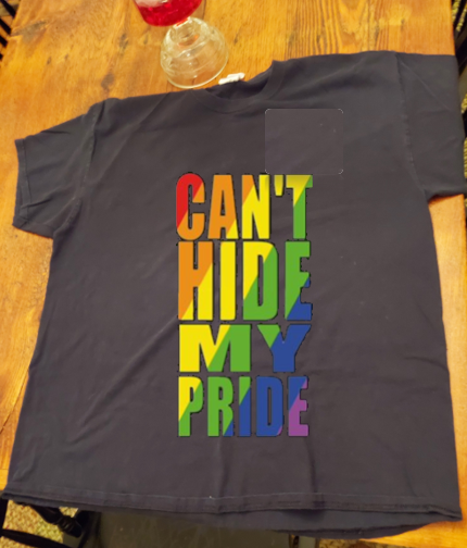 Can't Hide My Pride LGBTQ+ Shirt